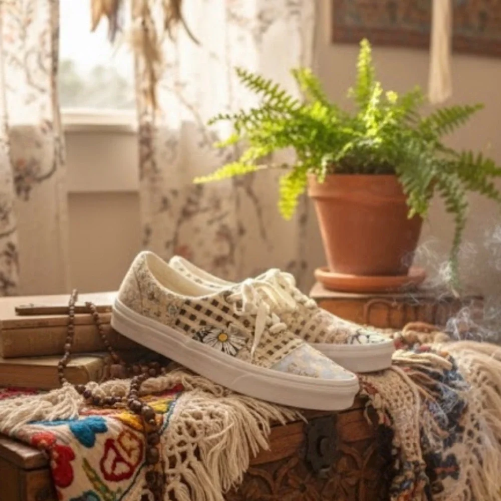 Vans Era Meadow women’s shoes Patchwork Very clean & great condition bohemian